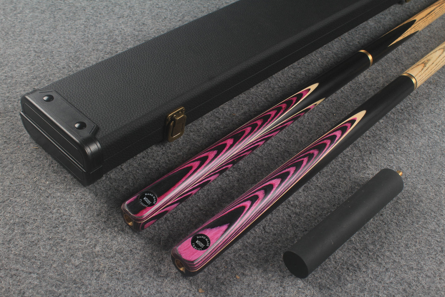 3/4 ASH english pool cue + break cue + case # 256
