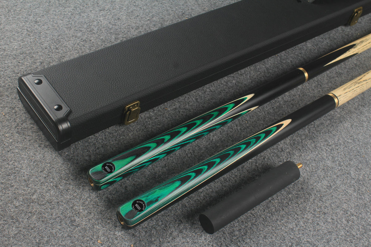 3/4 ASH english pool cue + break cue + case # 258