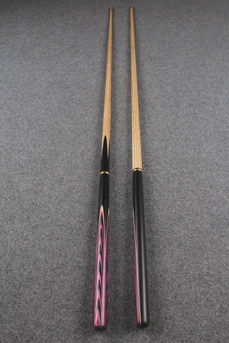 3/4 ASH english pool cue + break cue + case # 259