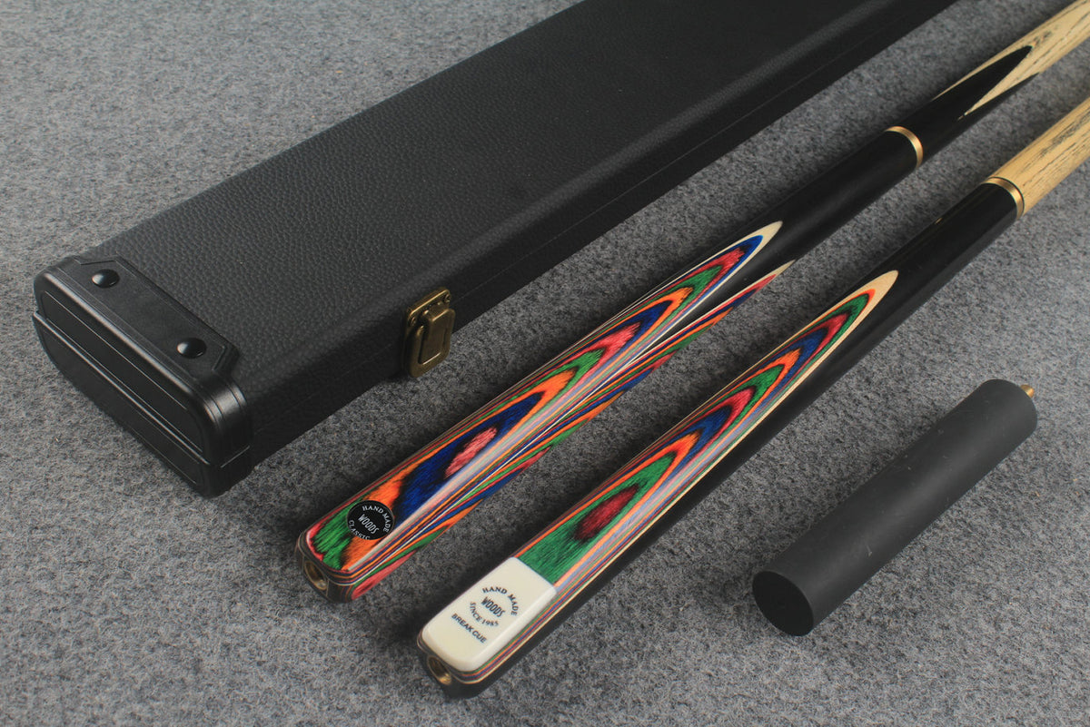 3/4 ASH english pool cue + break cue + case # 261