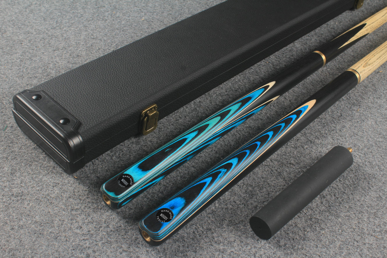3/4 ASH english pool cue + break cue + case # 263