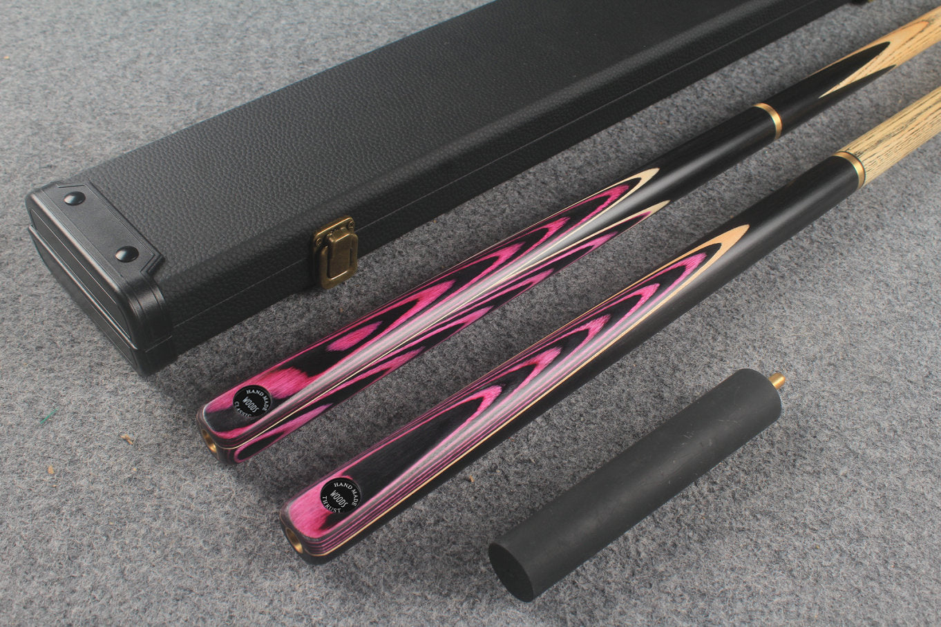 3/4 ASH english pool cue + break cue + case # 267