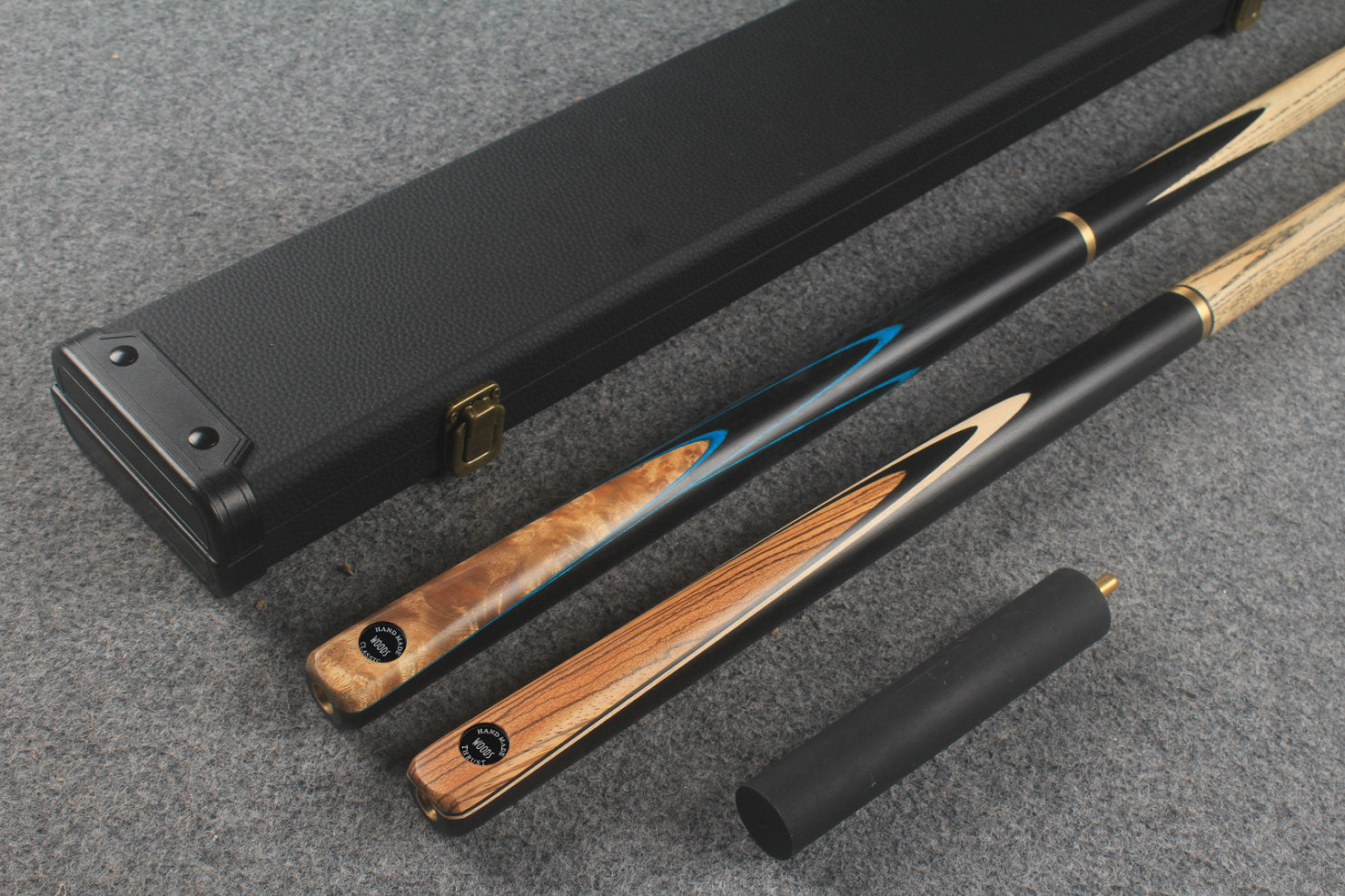 3/4 ASH english pool cue + break cue + case # 268