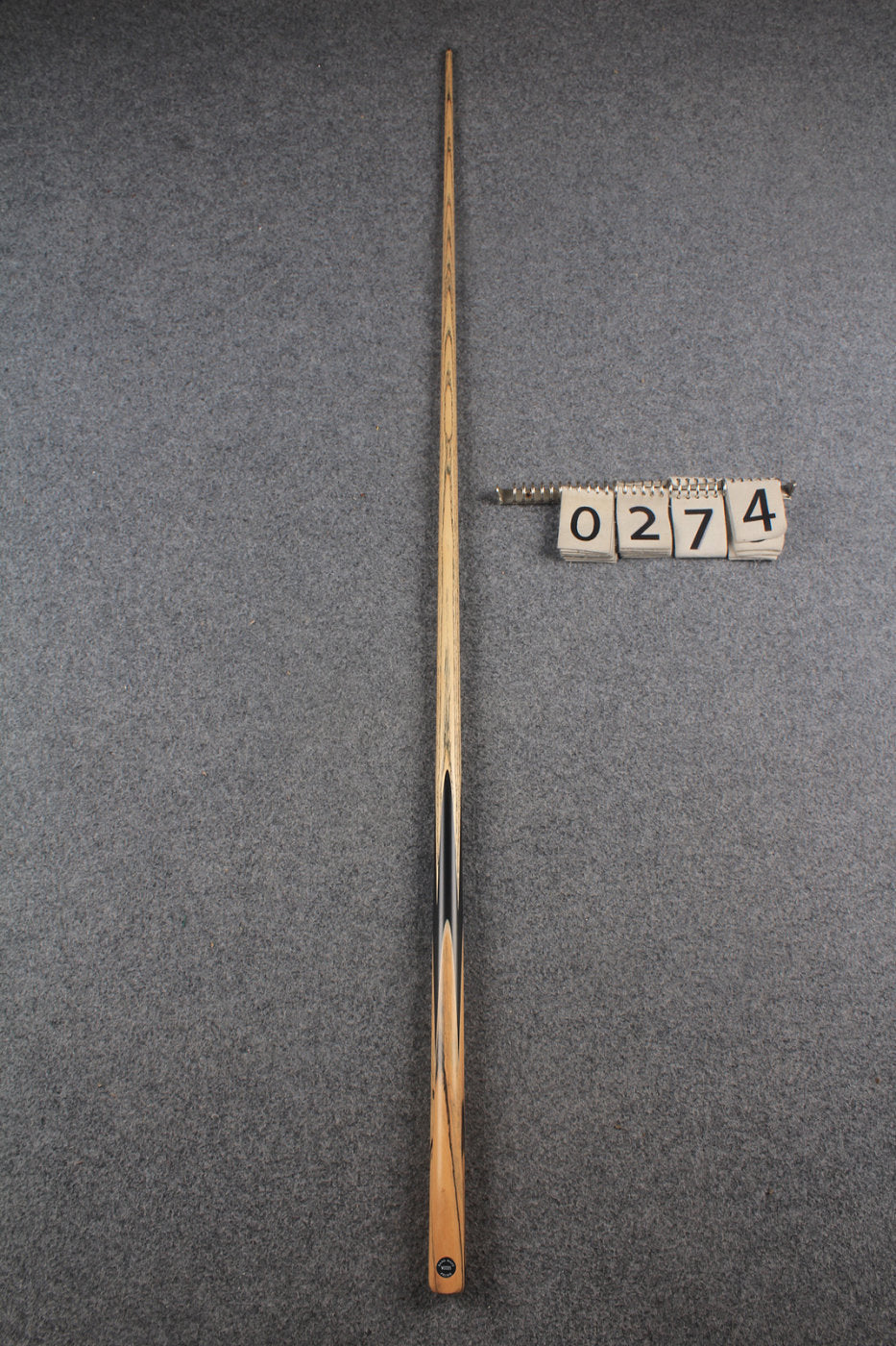 1 piece ash english pool cue # 274