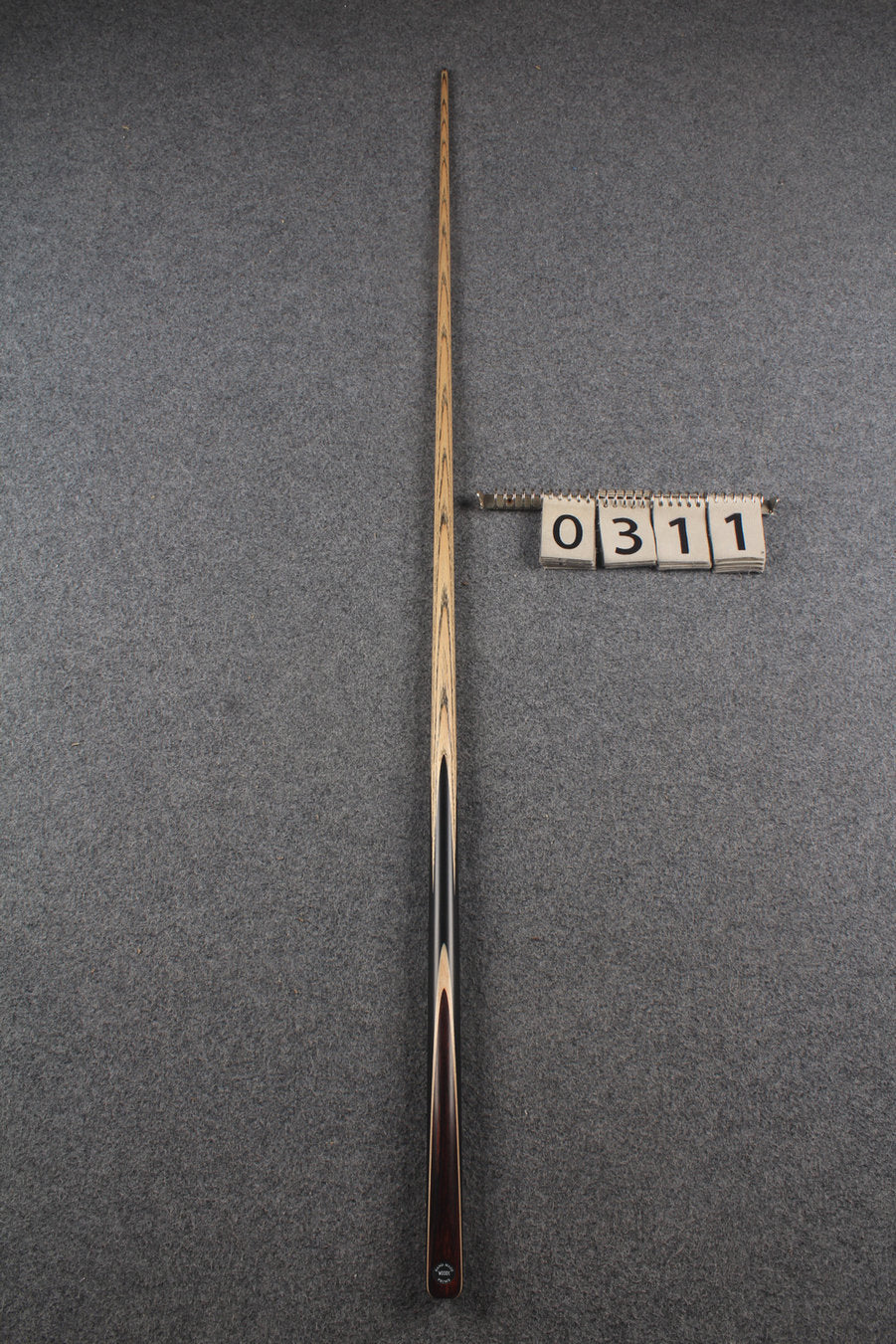1 piece ash english pool cue # 311