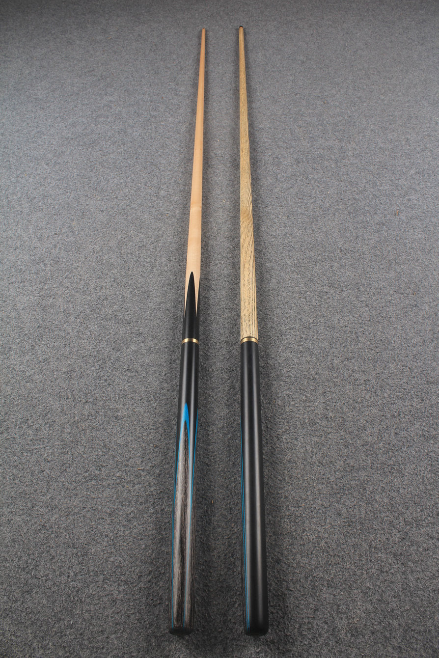 3/4 maple english pool cue + ASH break cue + case # 339