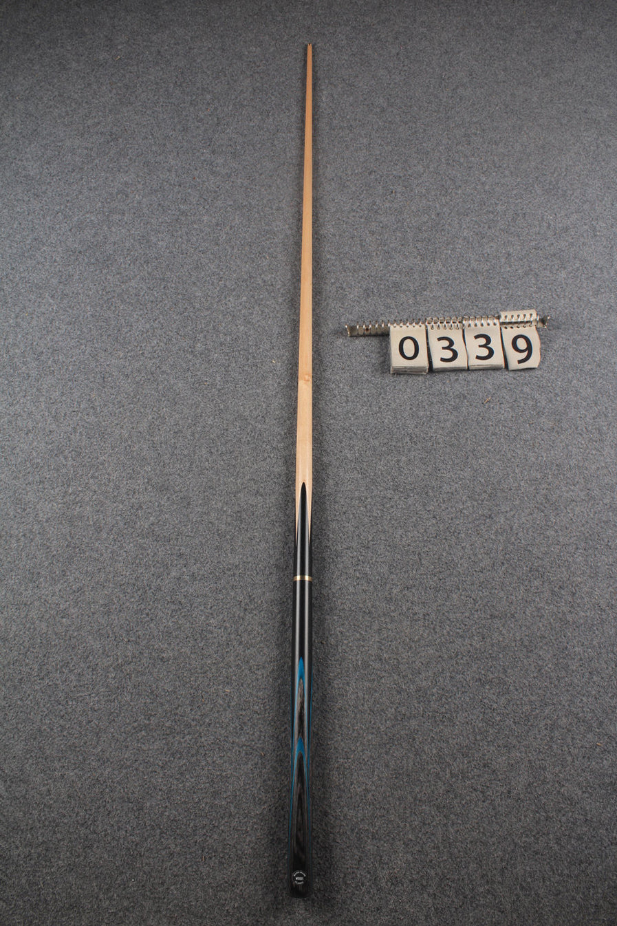 3/4 maple english pool cue + ASH break cue + case # 339