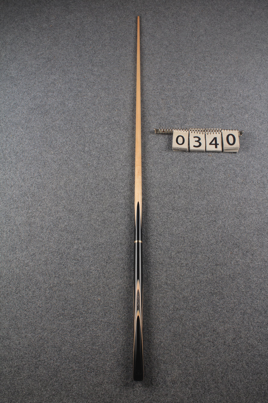 3/4 maple english pool cue + ASH break cue + case # 340