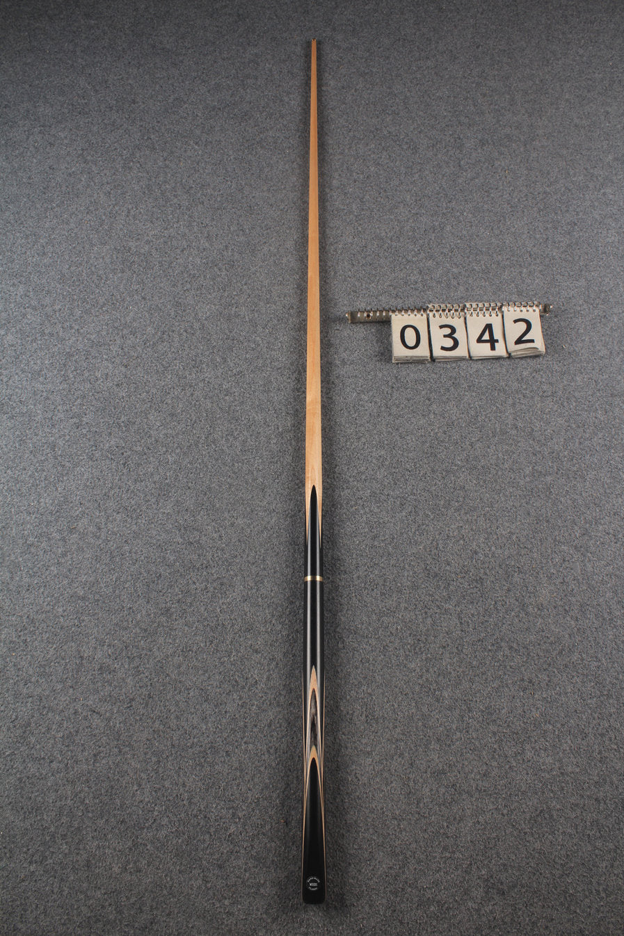 3/4 maple english pool cue #342 WOODS CUES