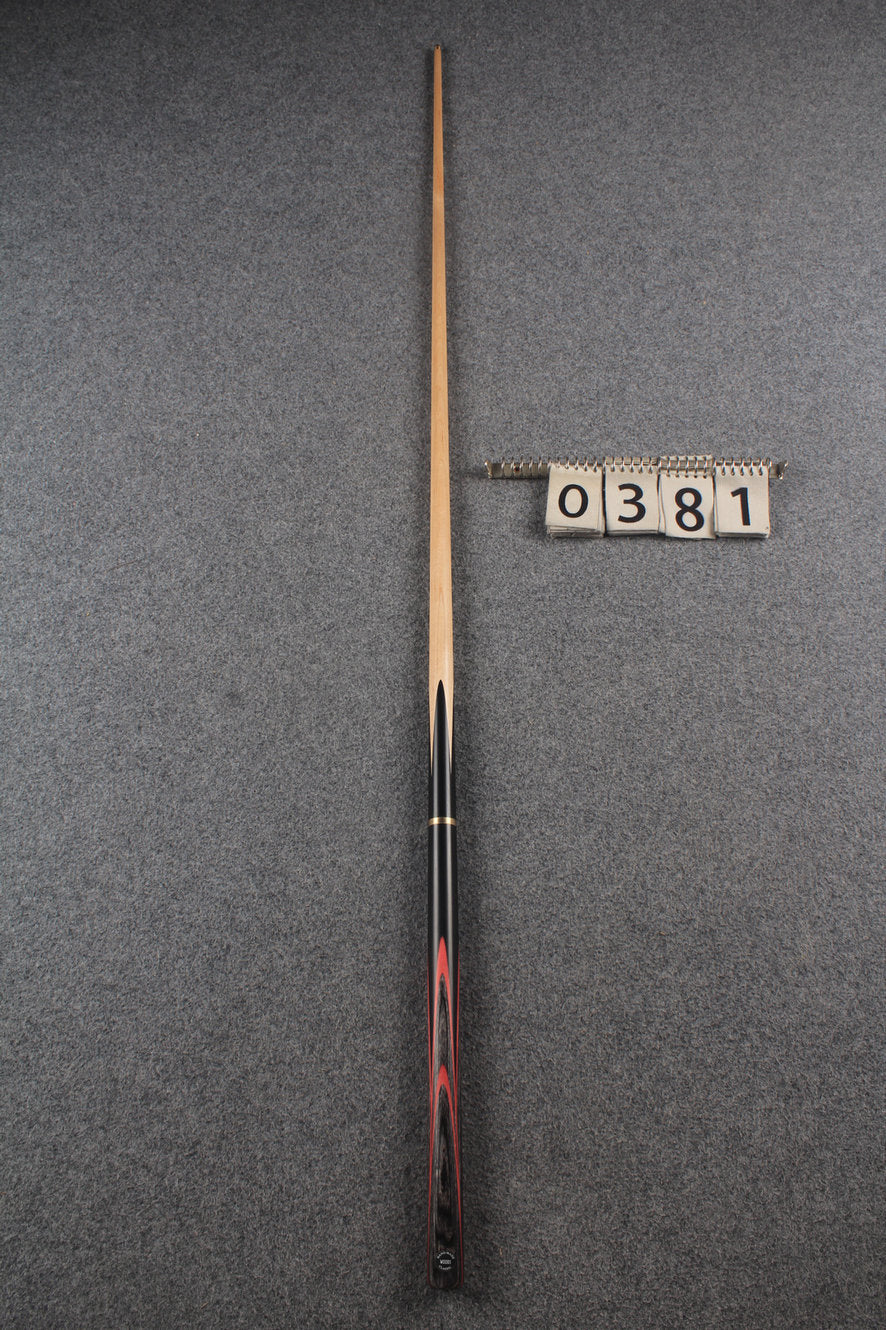 3/4 maple snooker cue #381