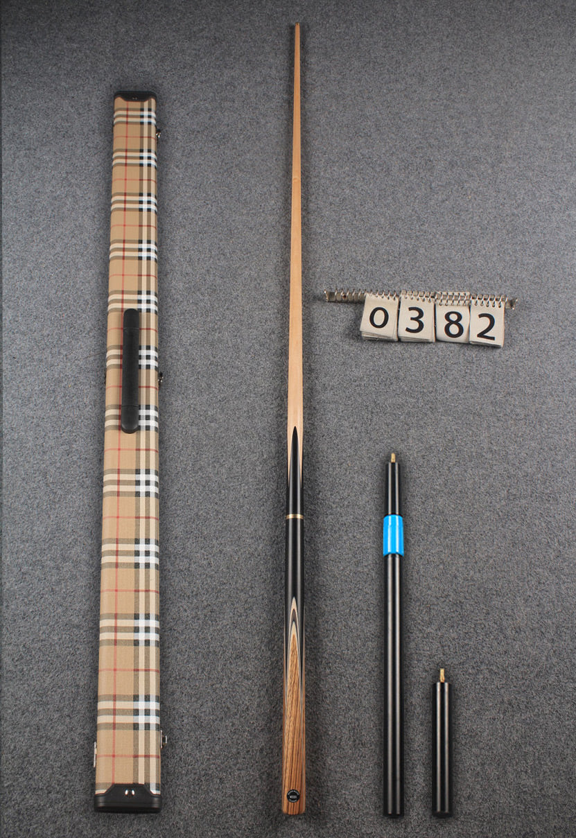 3/4 maple snooker cue #382