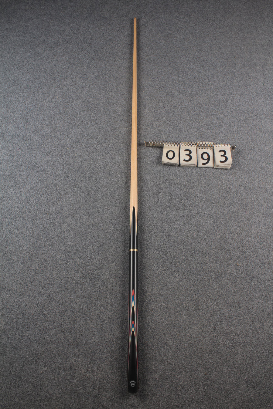 3/4 maple snooker cue #393