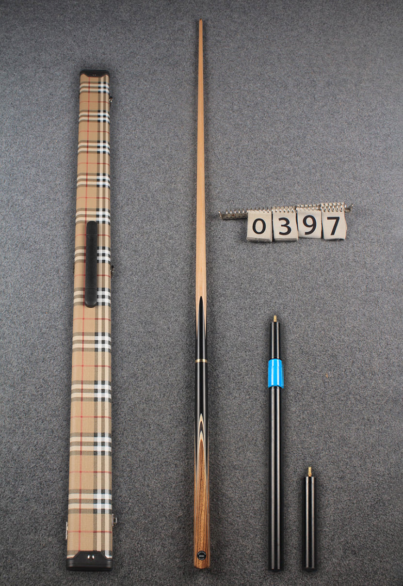 3/4 maple snooker cue #397