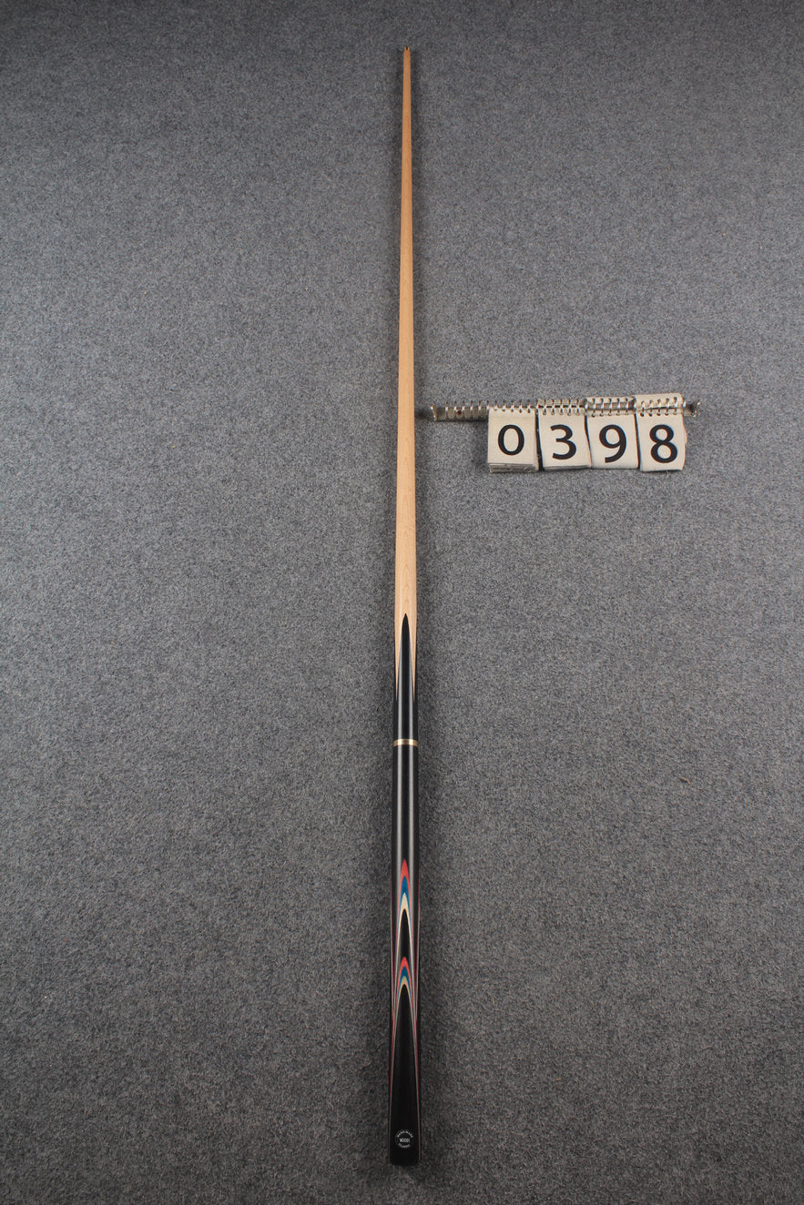 3/4 maple snooker cue #398