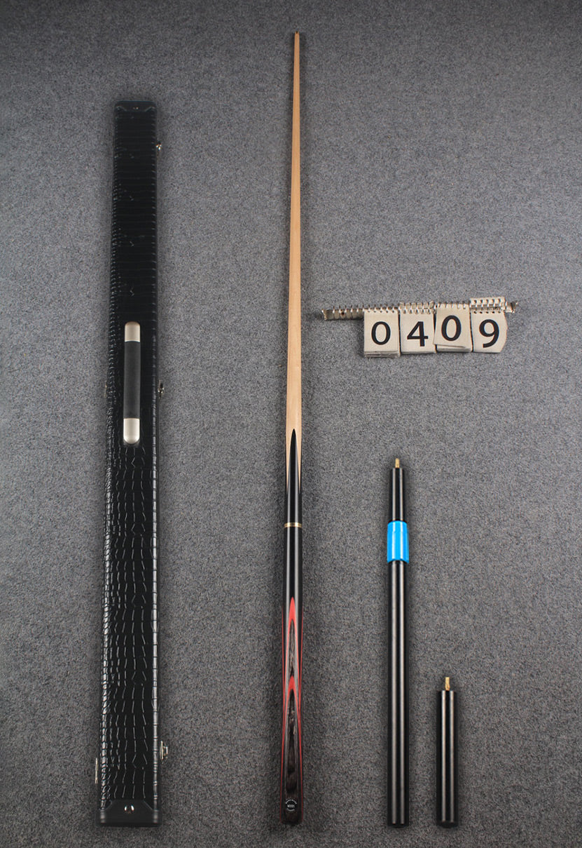3/4 maple snooker cue #409
