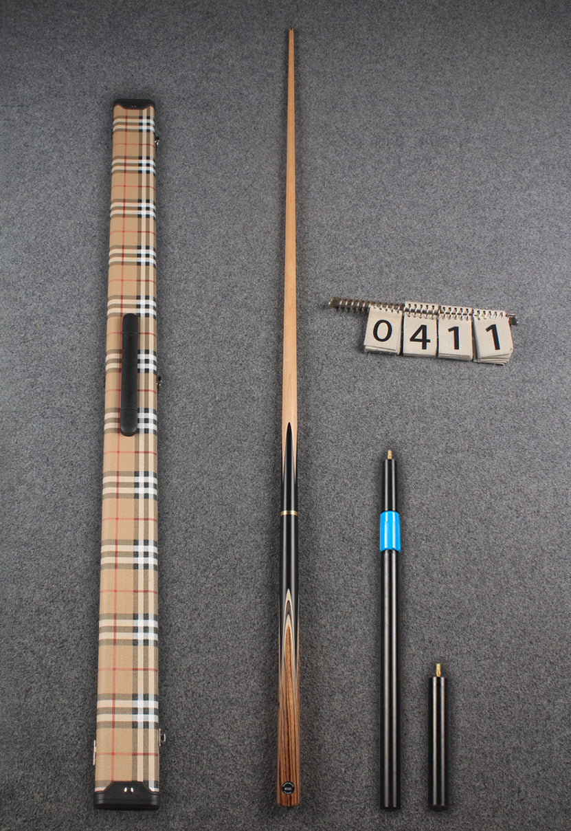 3/4 maple snooker cue #411