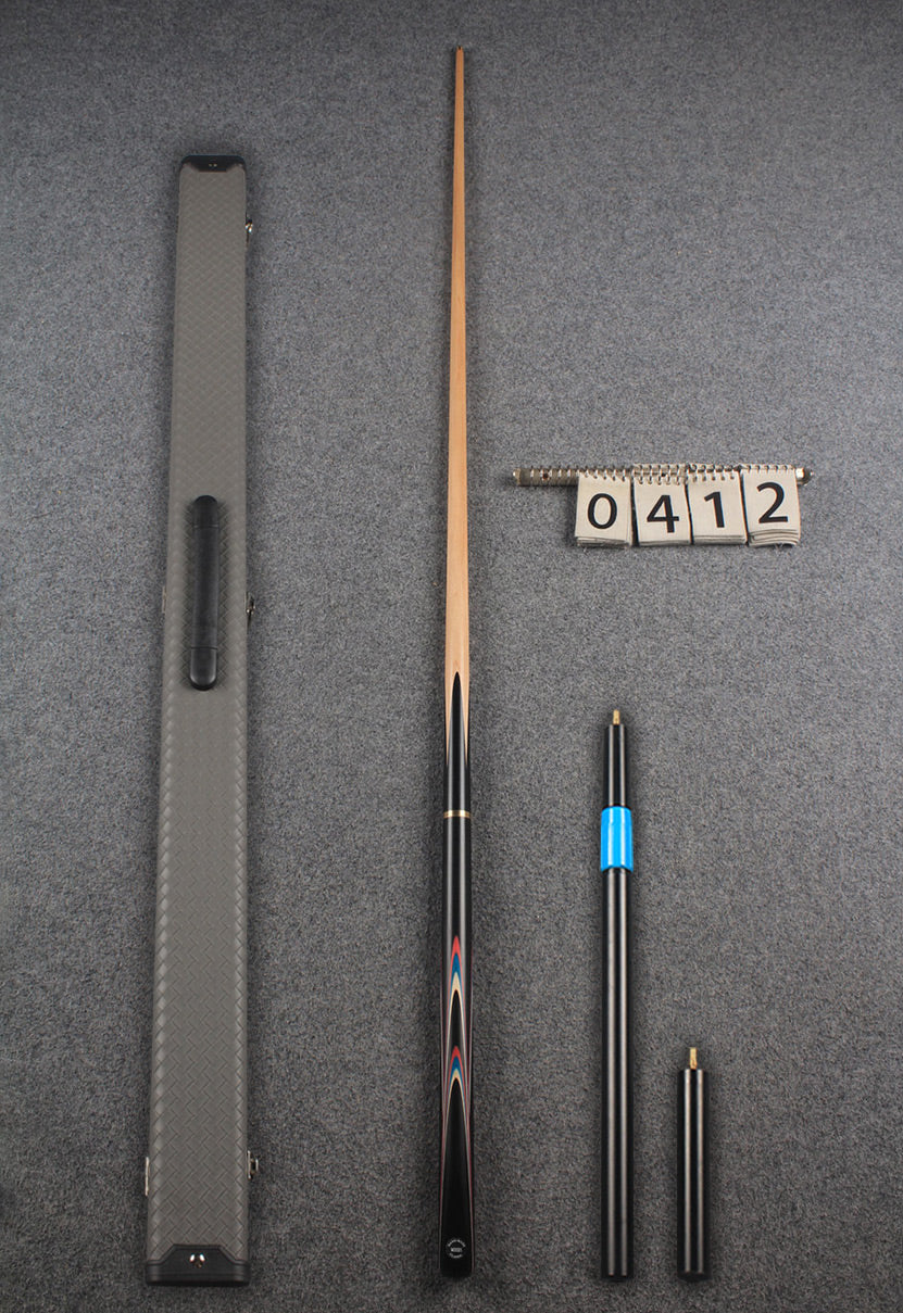 3/4 maple snooker cue #412