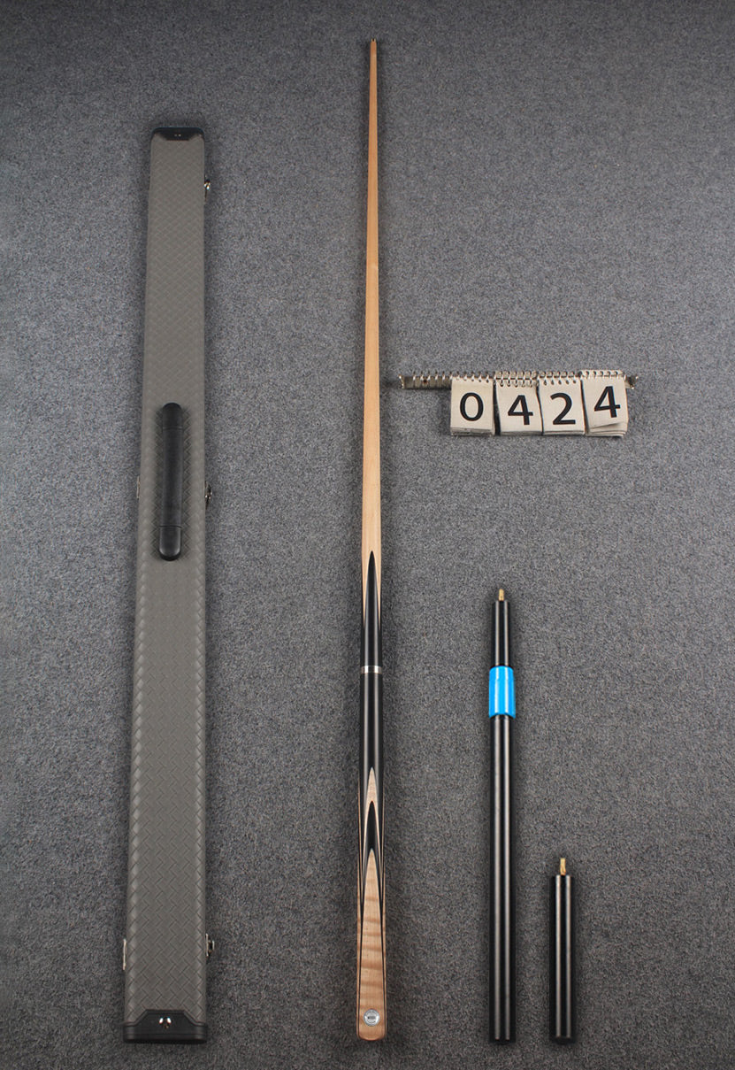 3/4 maple snooker cue #424 woods custom cue