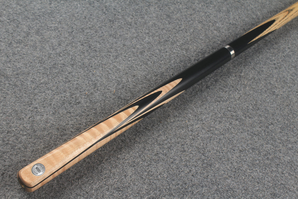 Exclusive 3/4 handmade ash snooker cue # 427 woods custom cue