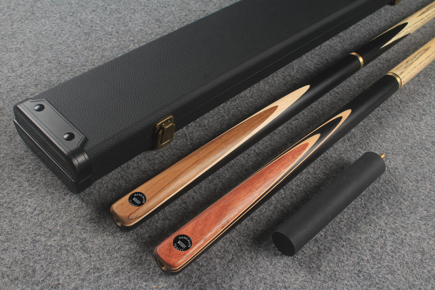 3/4 ASH english pool cue + break cue + case # 432