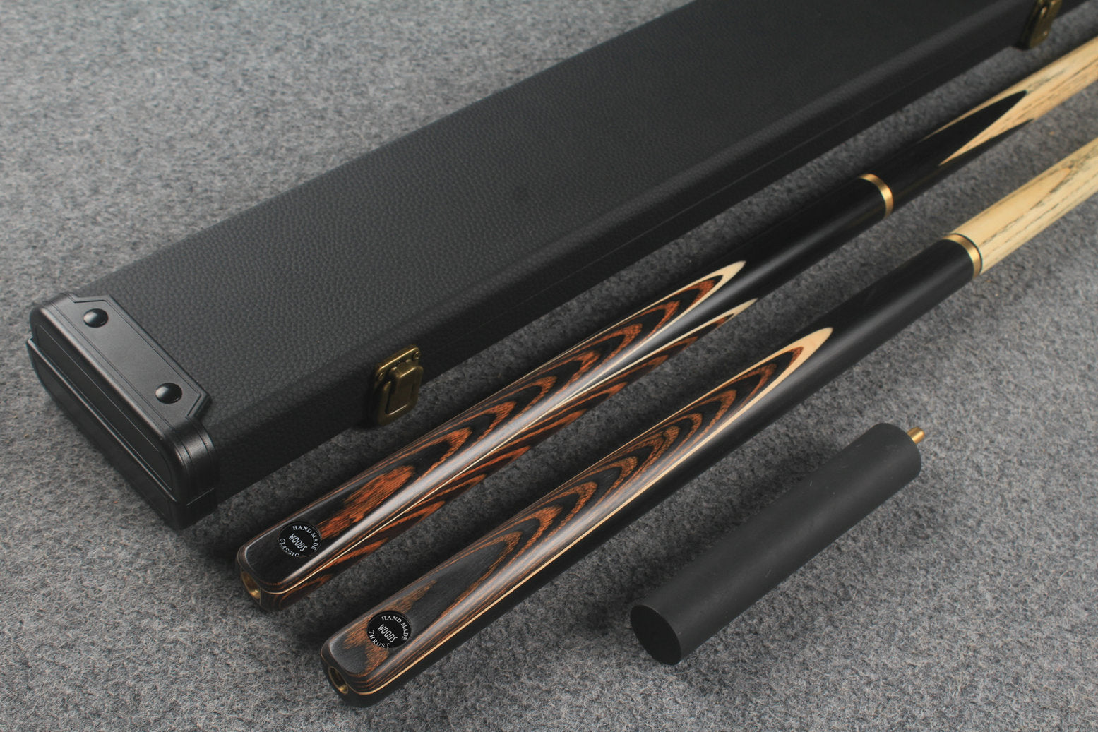 3/4 ASH english pool cue + break cue + case # 433