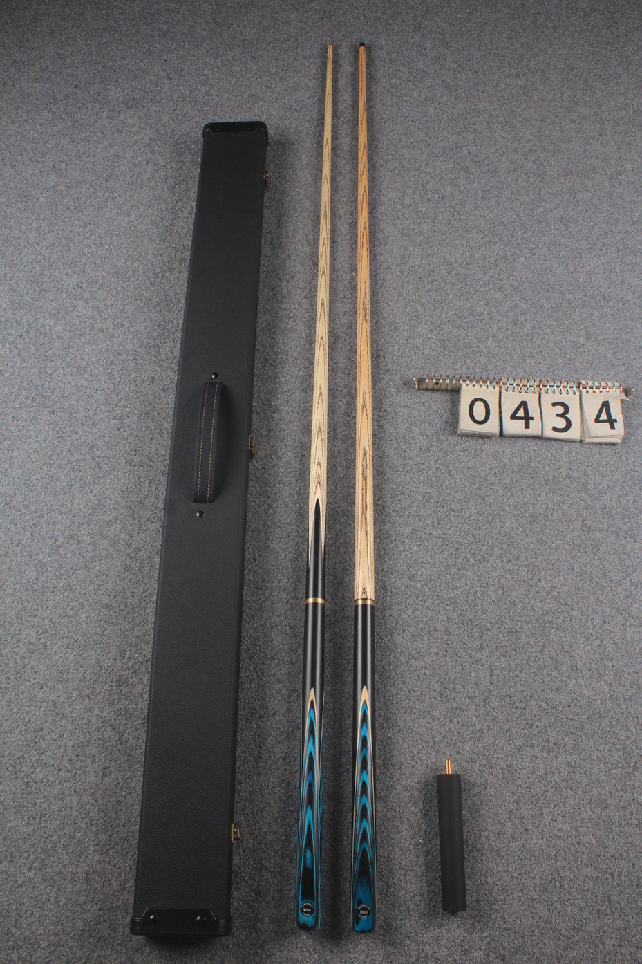 3/4 ASH english pool cue + break cue + case # 434