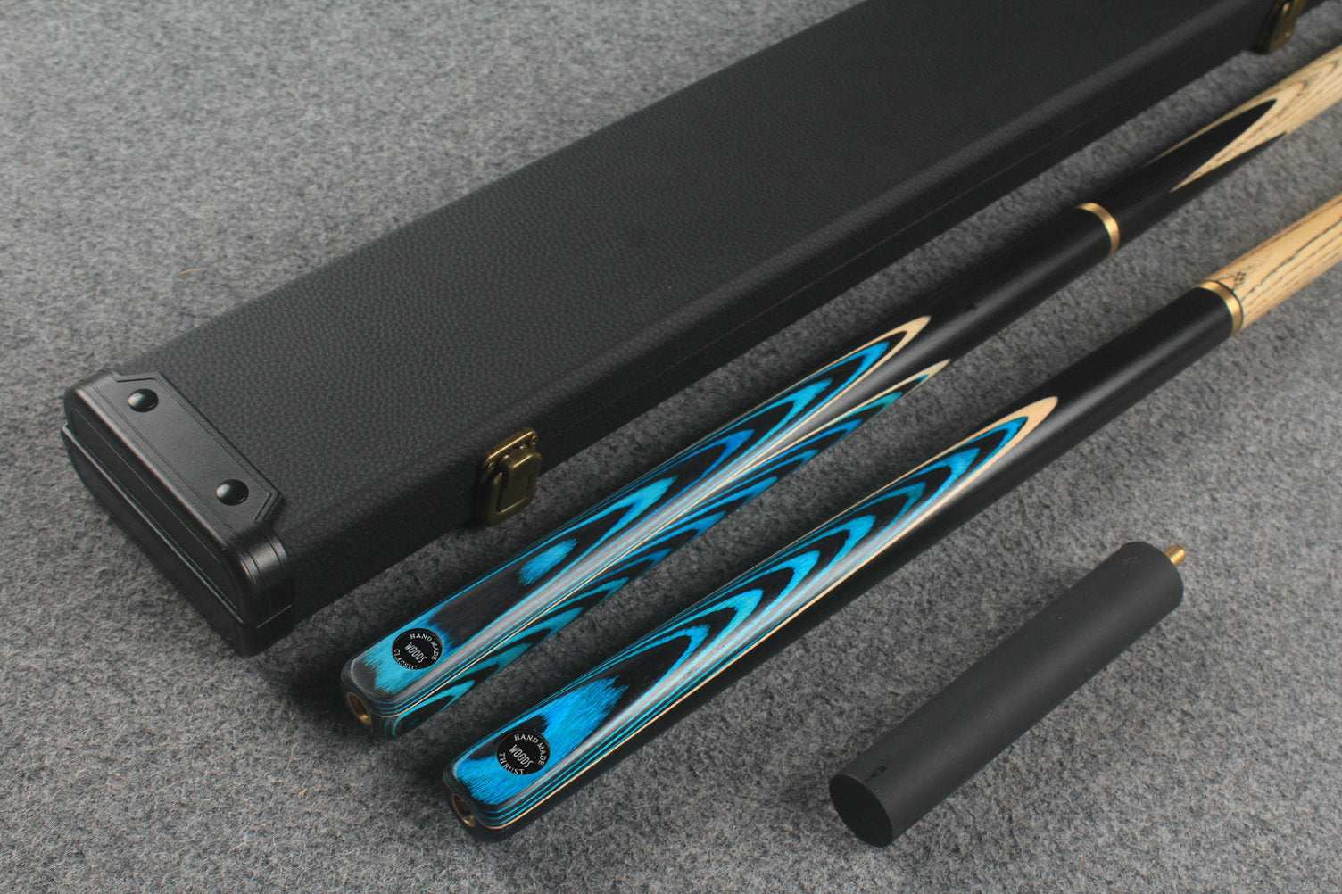 3/4 ASH english pool cue + break cue + case # 434