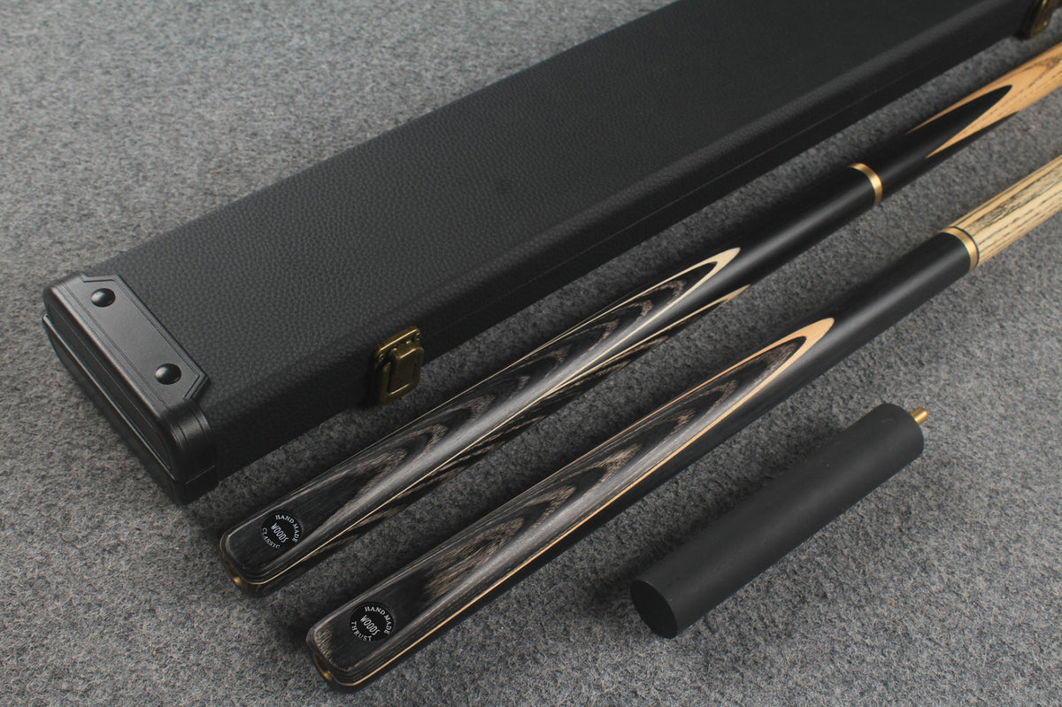 3/4 ASH english pool cue + break cue + case # 437