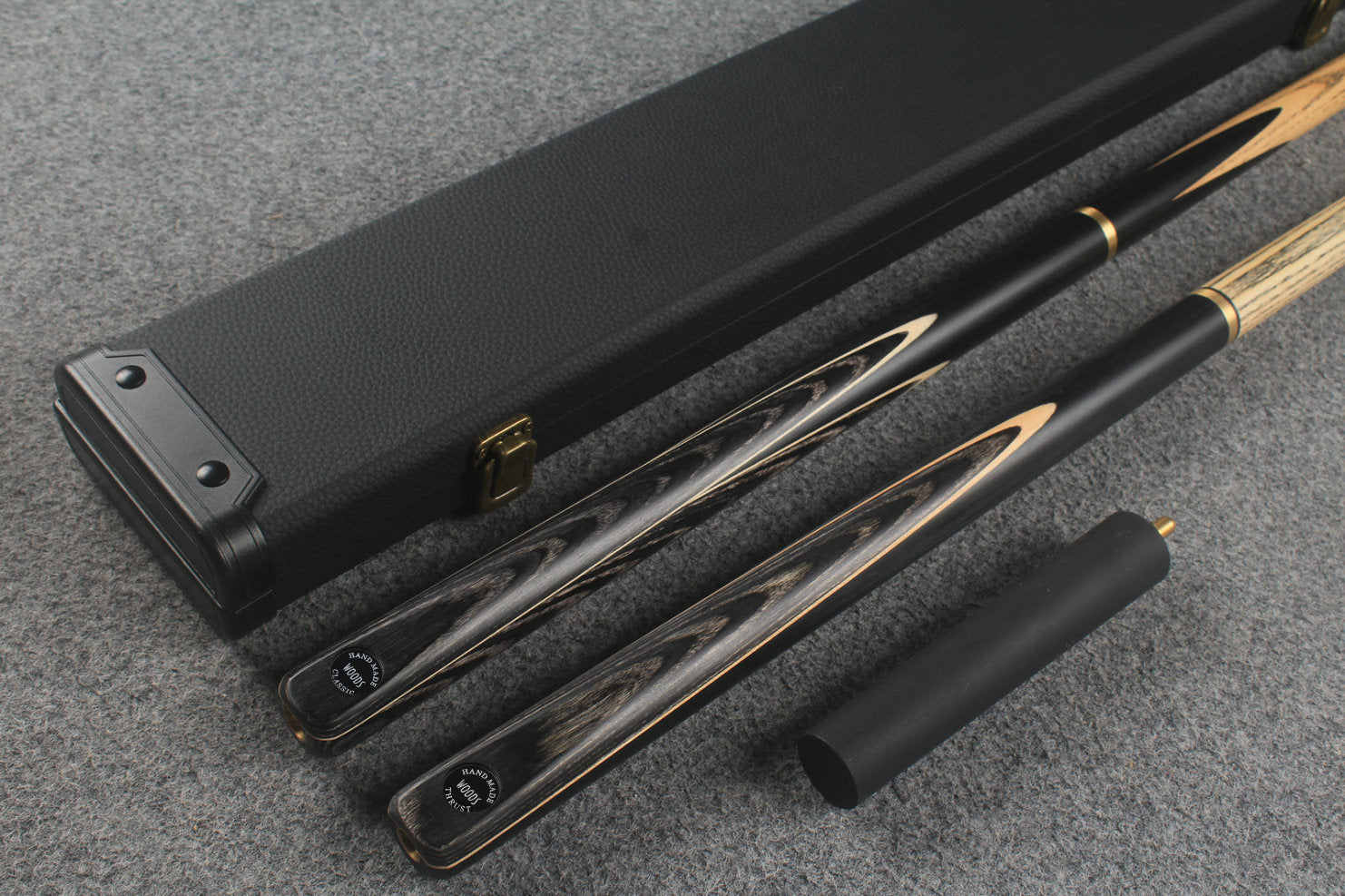 3/4 ASH english pool cue + break cue + case # 437