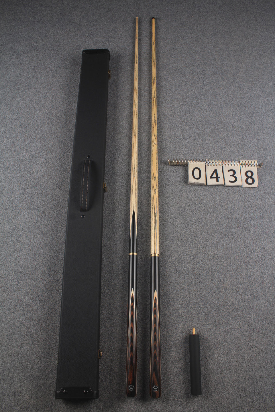 3/4 ASH english pool cue + break cue + case # 438