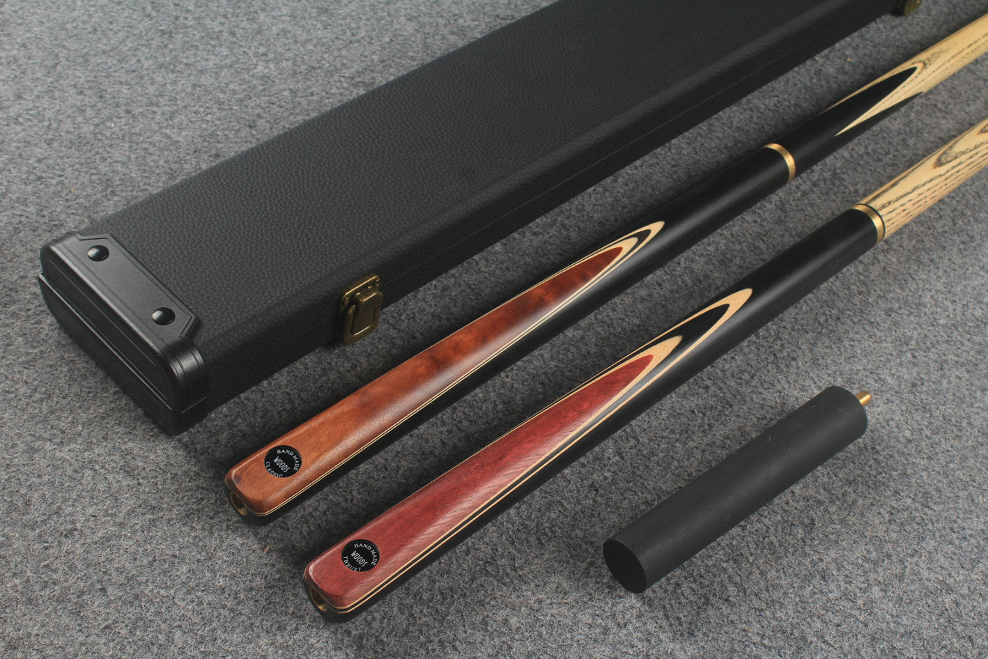 3/4 ASH english pool cue + break cue + case # 440