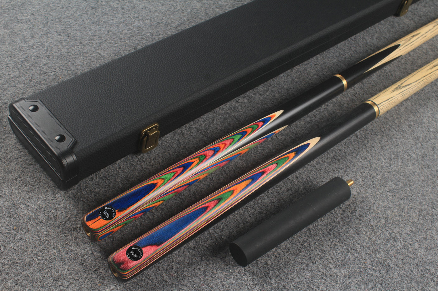 3/4 ASH english pool cue + break cue + case # 441