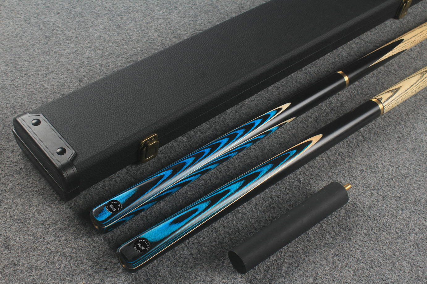 3/4 ASH english pool cue + break cue + case # 444