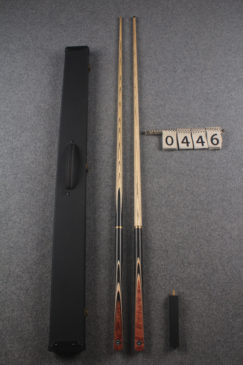 3/4 ASH english pool cue + break cue + case # 446