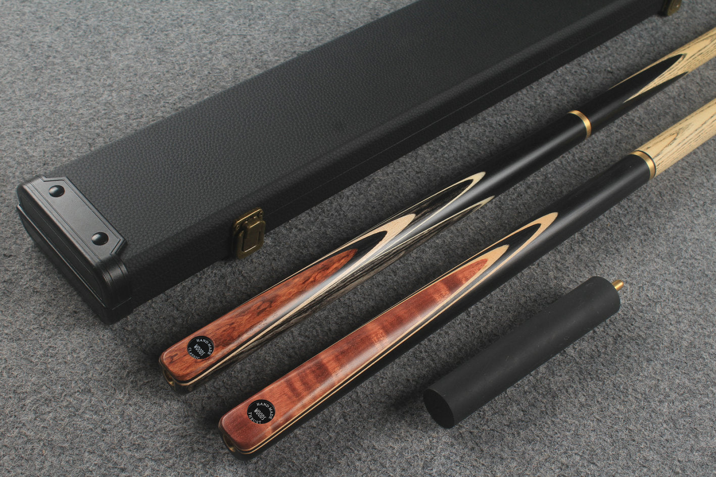 3/4 ASH english pool cue + break cue + case # 446