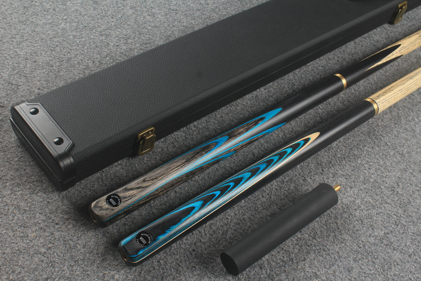 3/4 ASH english pool cue + break cue + case # 447