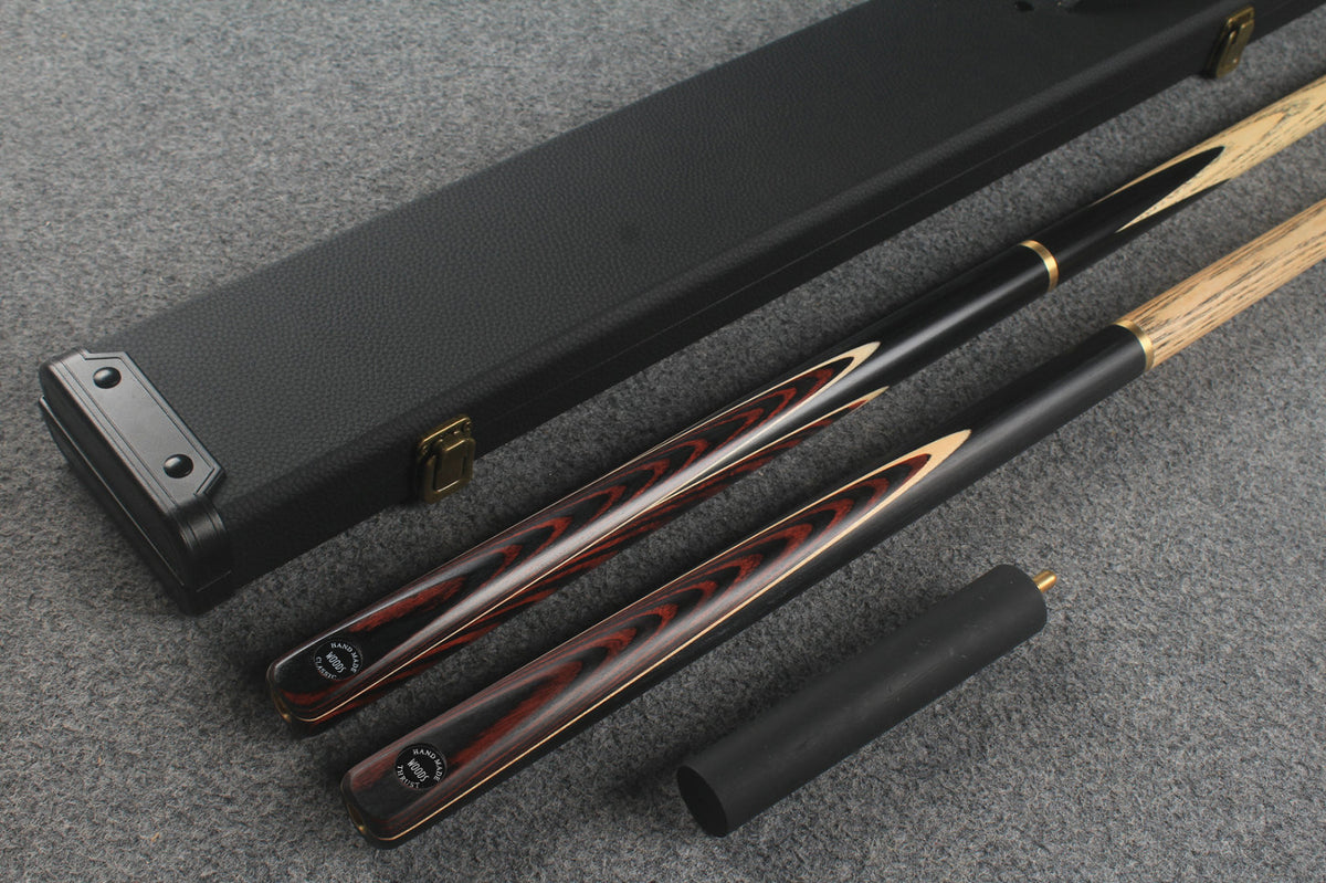 3/4 ASH english pool cue + break cue + case # 450