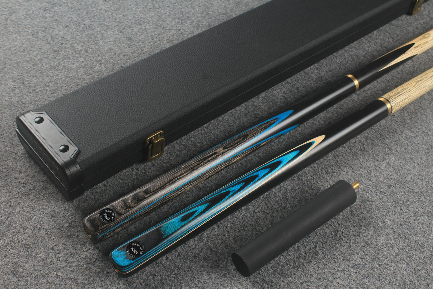 3/4 ASH english pool cue + break cue + case # 451