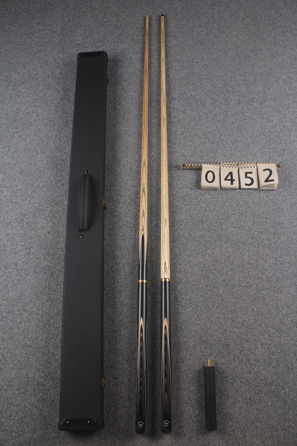 3/4 ASH english pool cue + break cue + case # 452