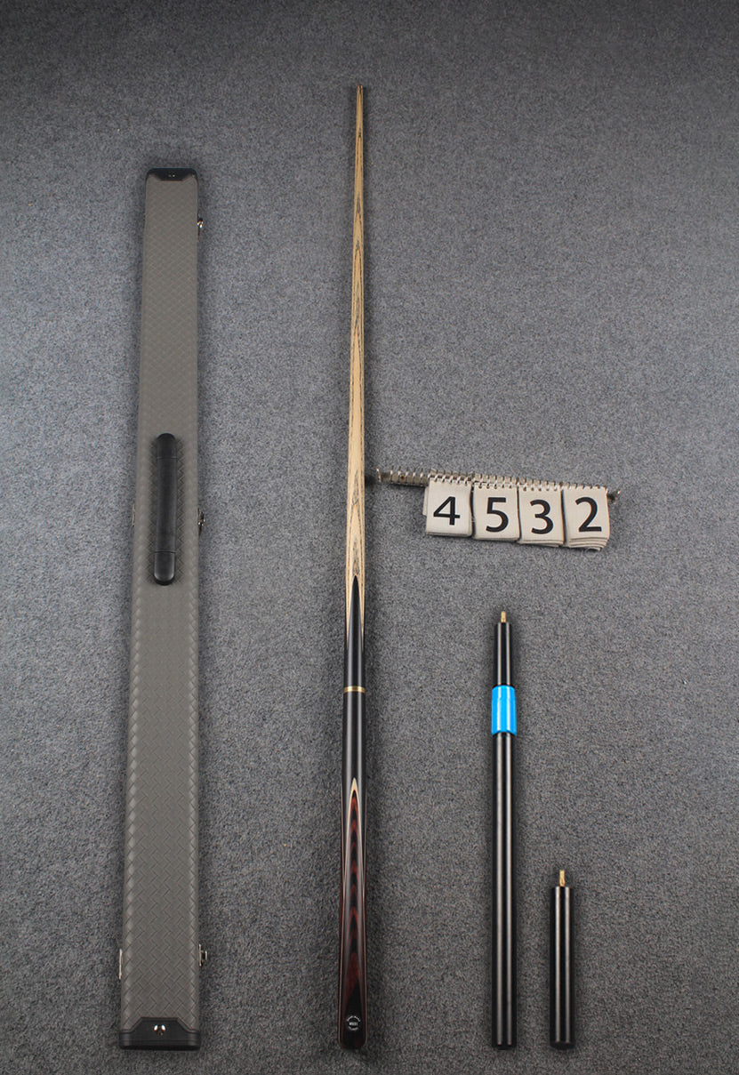 3/4 ash snooker cue  #4532 WOODS CUES