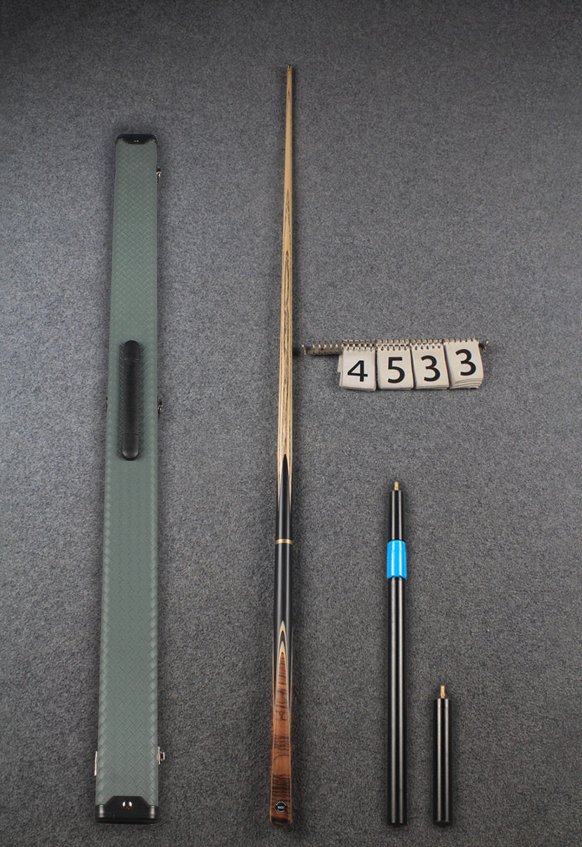 3/4 ash snooker cue  #4533 WOODS CUES