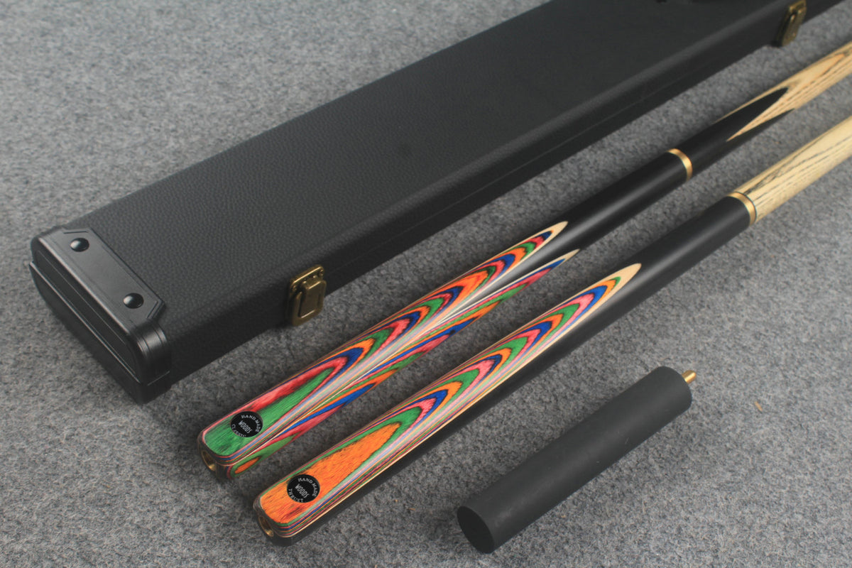 3/4 ASH english pool cue + break cue + case # 504