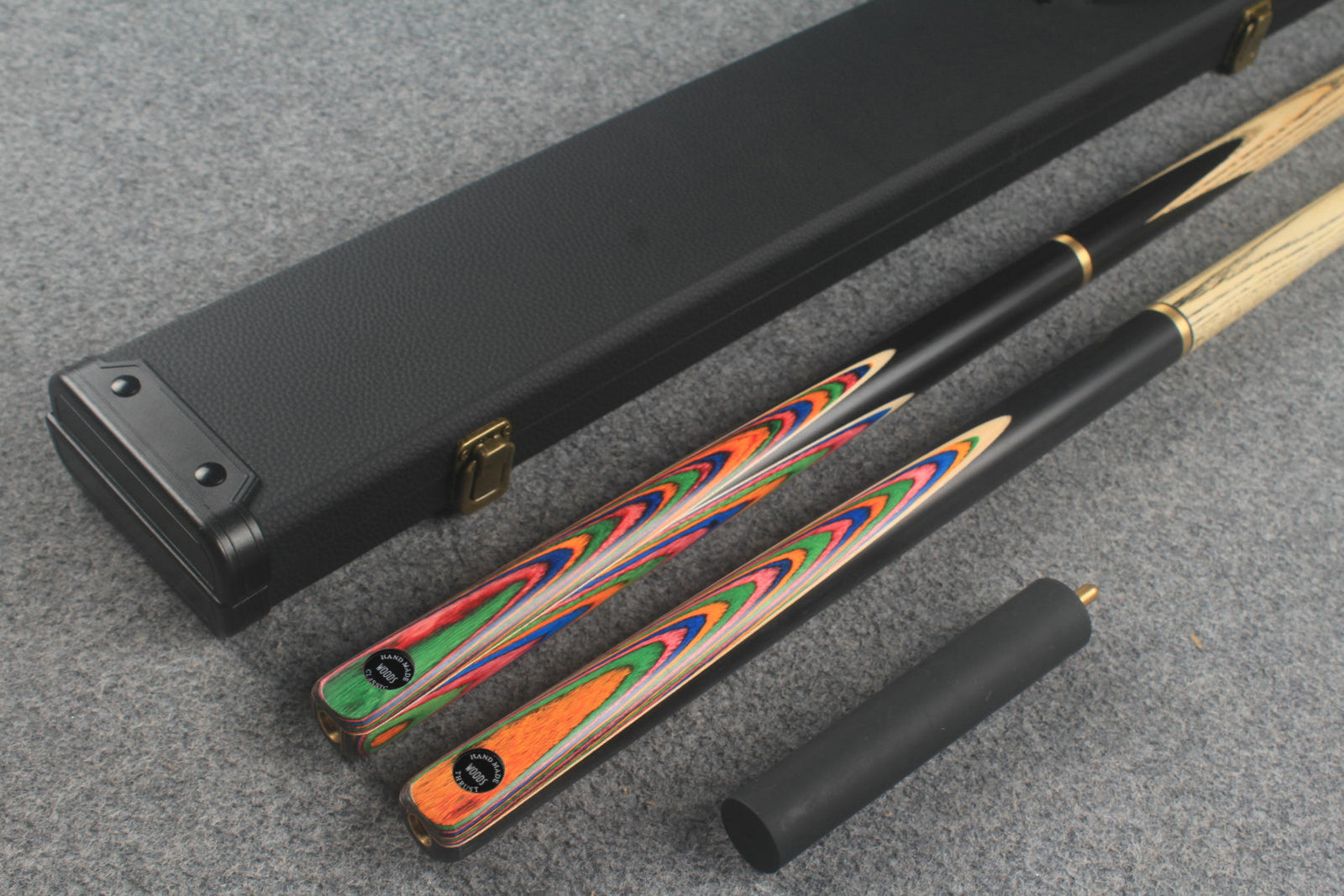 3/4 ASH english pool cue + break cue + case # 504