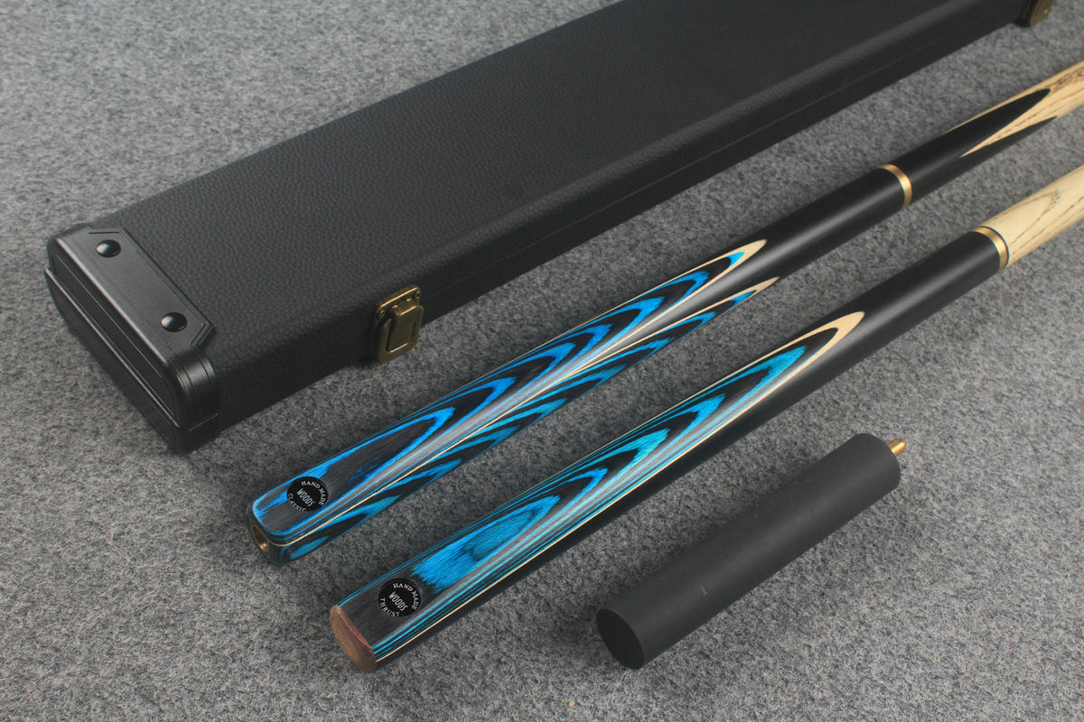 3/4 ASH english pool cue + break cue + case # 506