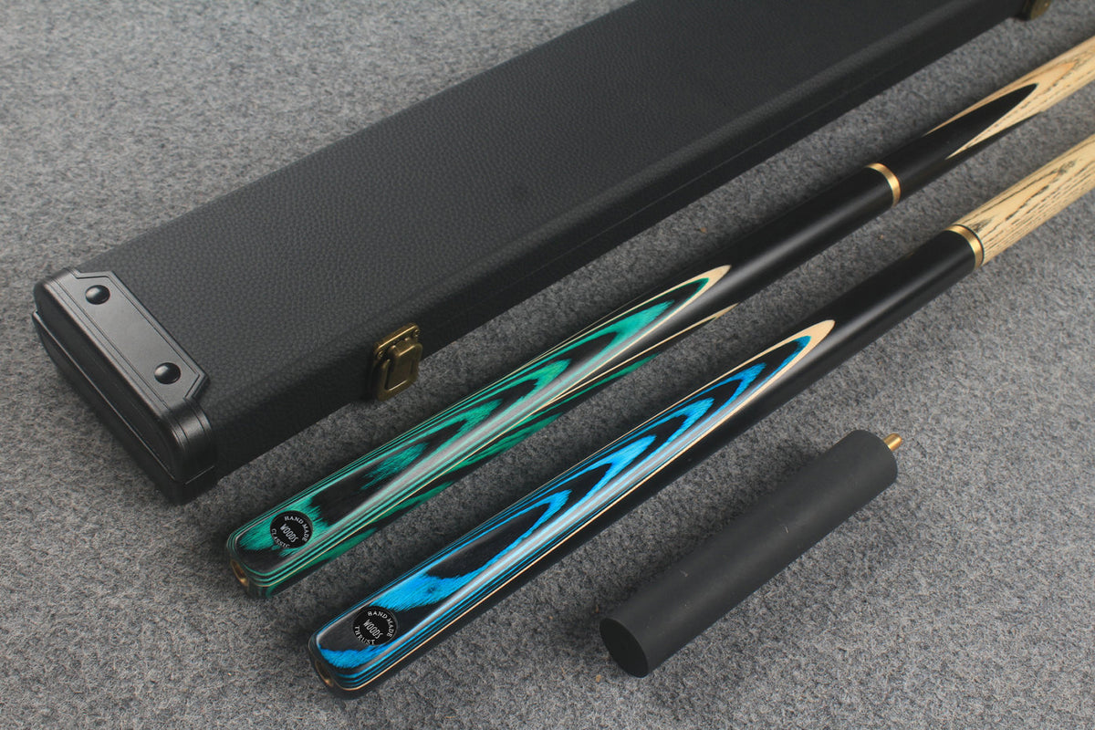 3/4 ASH english pool cue + break cue + case # 508