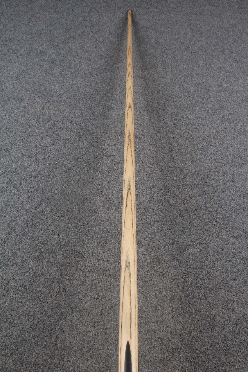1 piece ash inlay english pool cue  #5083 WOODS CUES