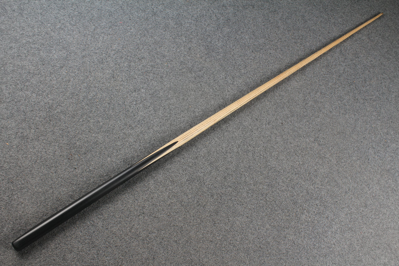 1 piece ash inlay english pool cue  #5083 WOODS CUES