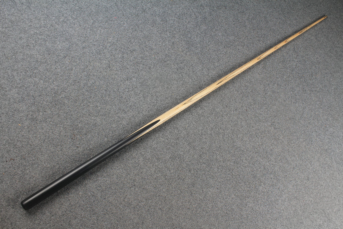 1 piece ash inlay english pool cue  #5083 WOODS CUES