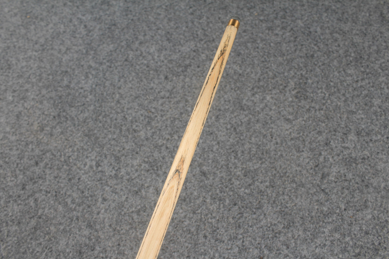 1 piece ash inlay english pool cue  #5083 WOODS CUES