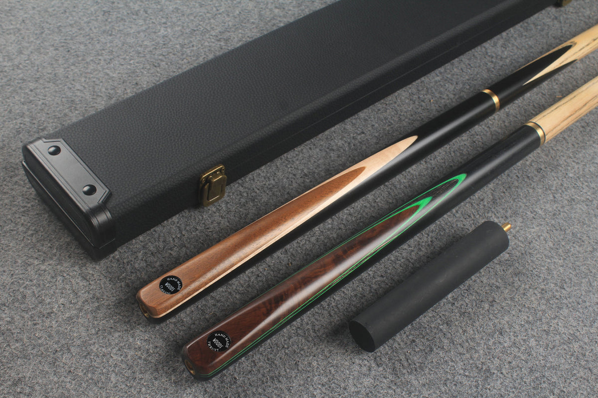 3/4 ASH english pool cue + break cue + case # 509
